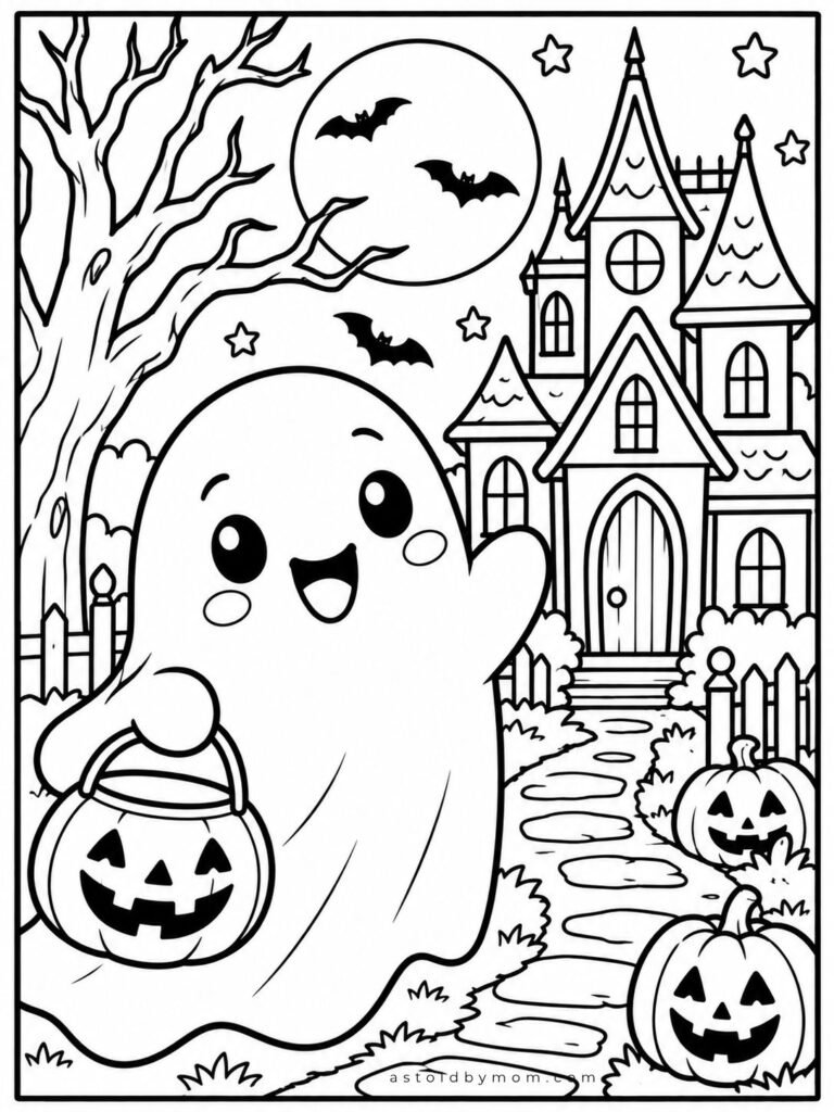 Ghost Beside a Haunted House