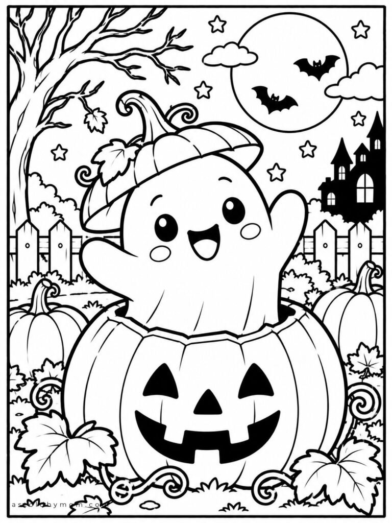 #17 - Ghost Popping Out of a Pumpkin