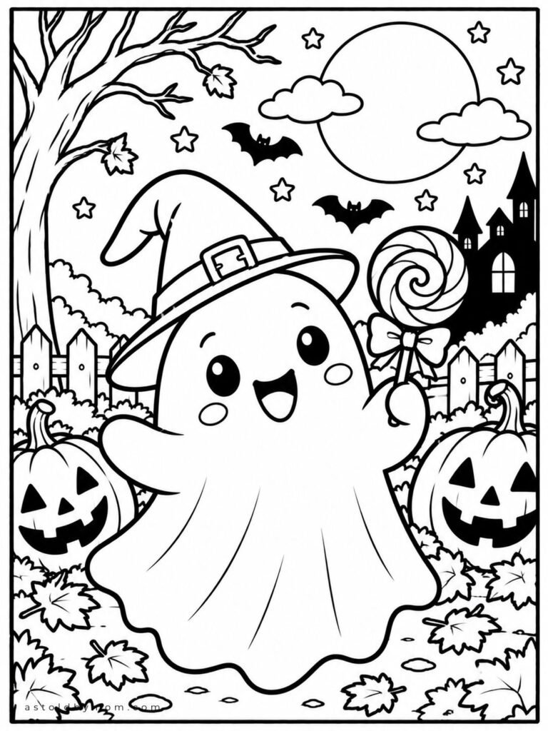 #18 - Ghost Holding a Lollipop