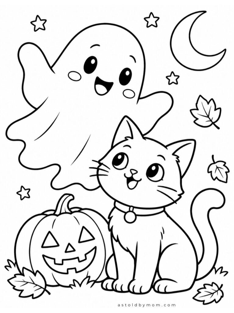 Ghost with a Black Cat