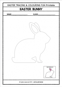 Easter Fun Activities - Tracing and Colouring FREE Printables - ASTOLDBYMOM