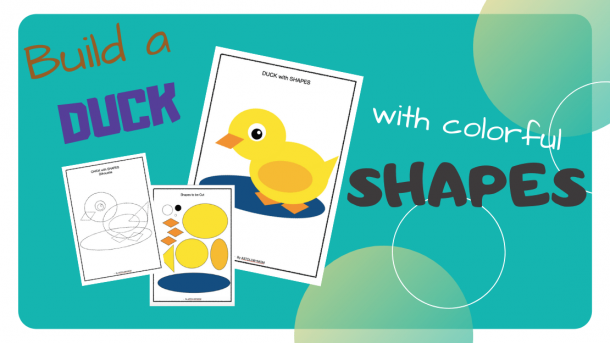 Cut and Paste Shape Craft - Monkey Puzzle - AS TOLD BY MOM