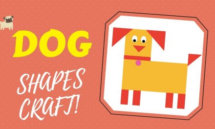 Cut and Paste Shape Puzzle – No Preparation DOG Craft