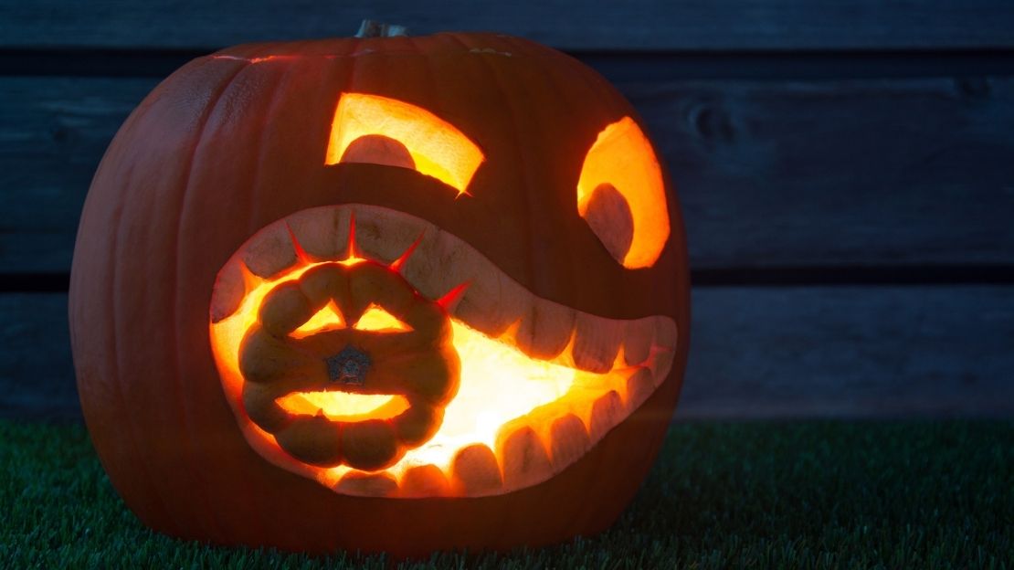 vampire pumpkin carving